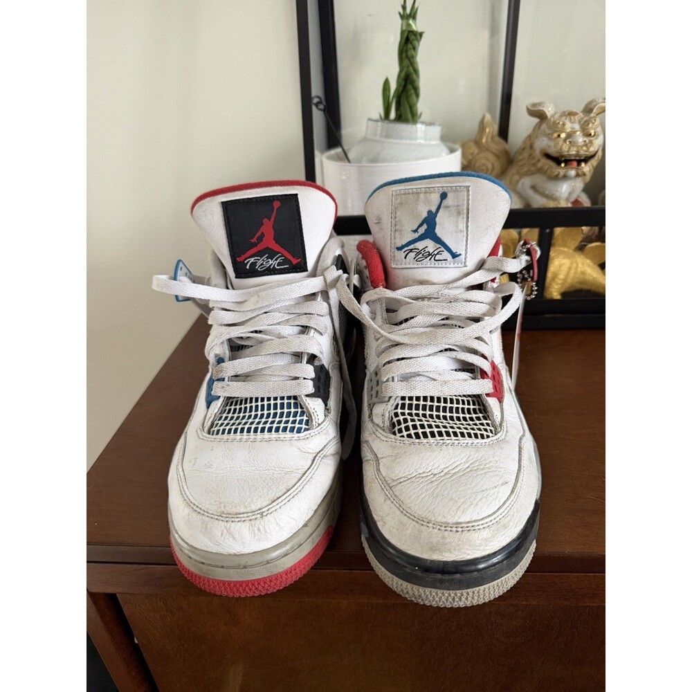 Size 10.5M - Red Nike Air Jordan 4 Retro SE "What The" - Picture 2 of 11